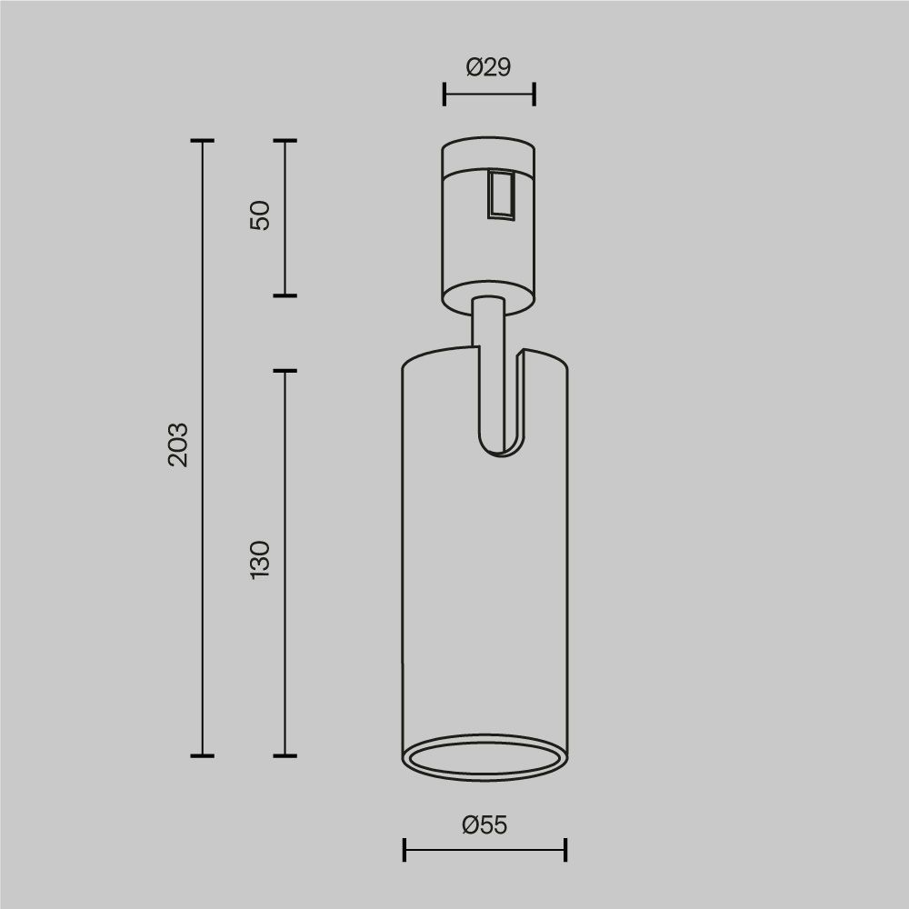 Трековый светильник Maytoni TR144-1-12W3K-W-PT