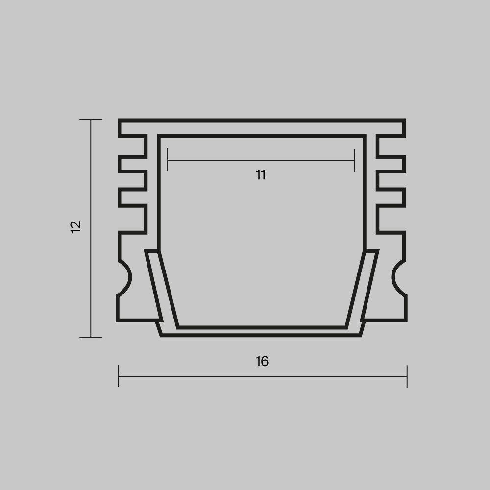 Профиль Led Strip 631005