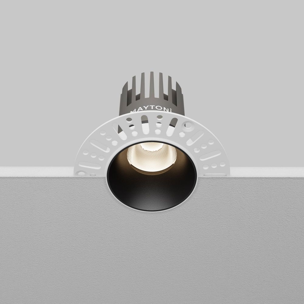 Встраиваемый светильник Maytoni DL124-10W-4K-TRS-B