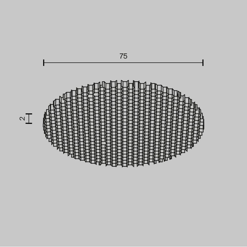 Светофильтр HoneyComb _75мм для Фокус / Focus Led 40Вт