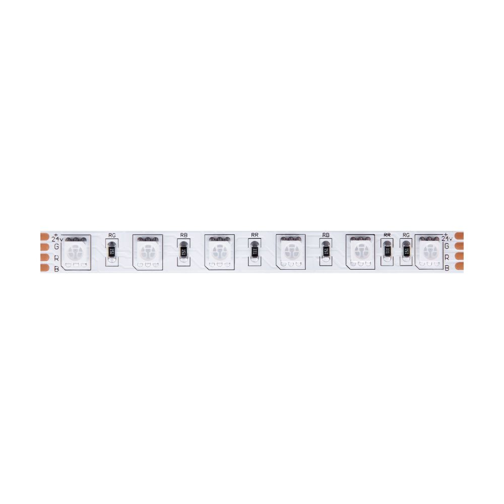 Светодиодная лента 24В 5050 14,4Вт/м RGB 5м IP20