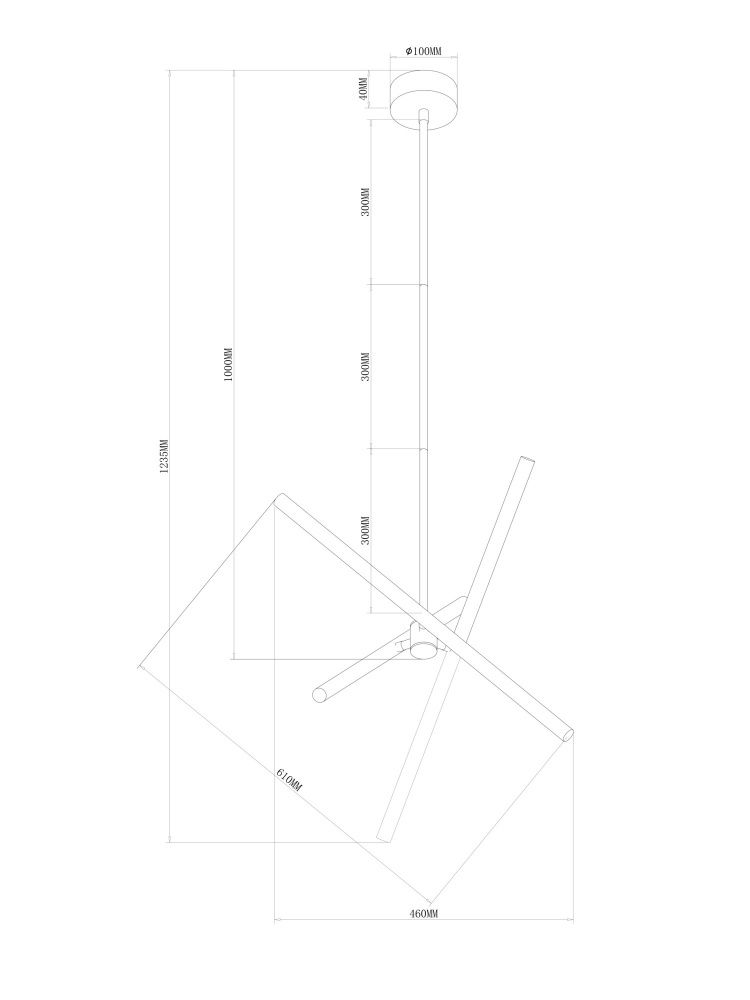 Подвесной светильник Freya FR6069PL-L65B