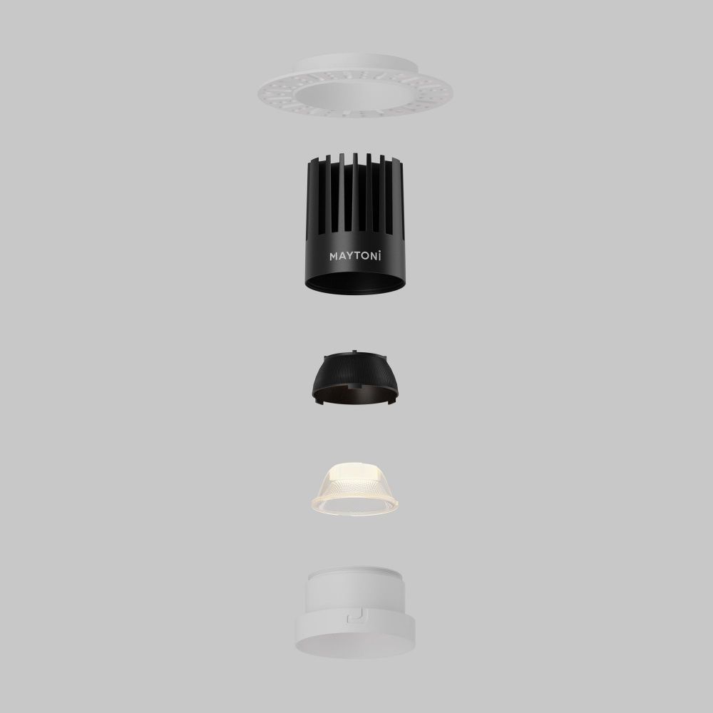 Встраиваемый светильник Maytoni DL121-15W-2.7K-TRS-W