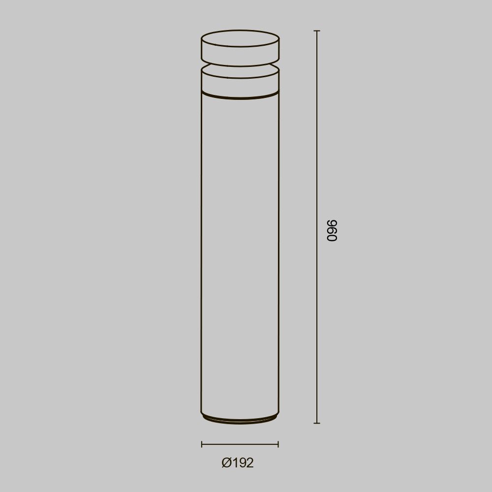 Ландшафтный светильник Maytoni O469FL-L20CM3K1