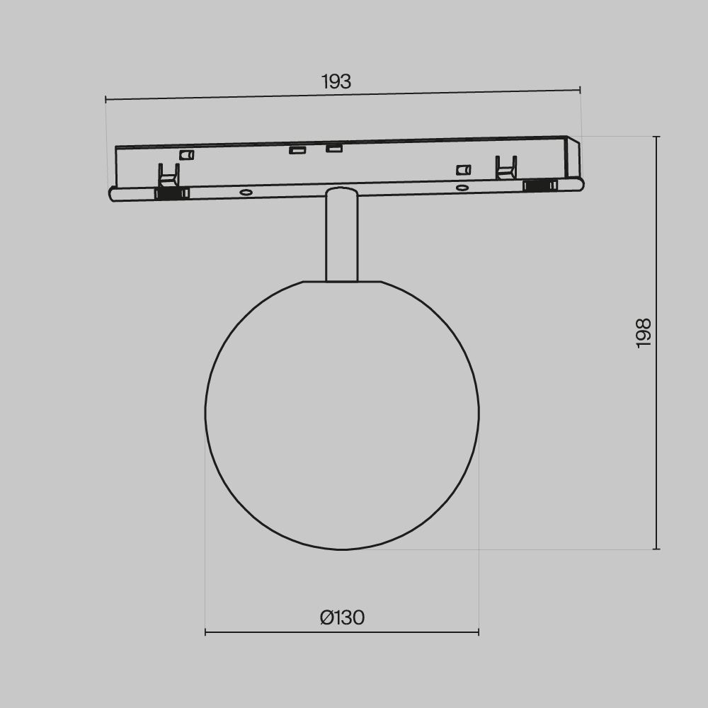 Трековый светильник Maytoni TR038-4-5WTW-DD-B