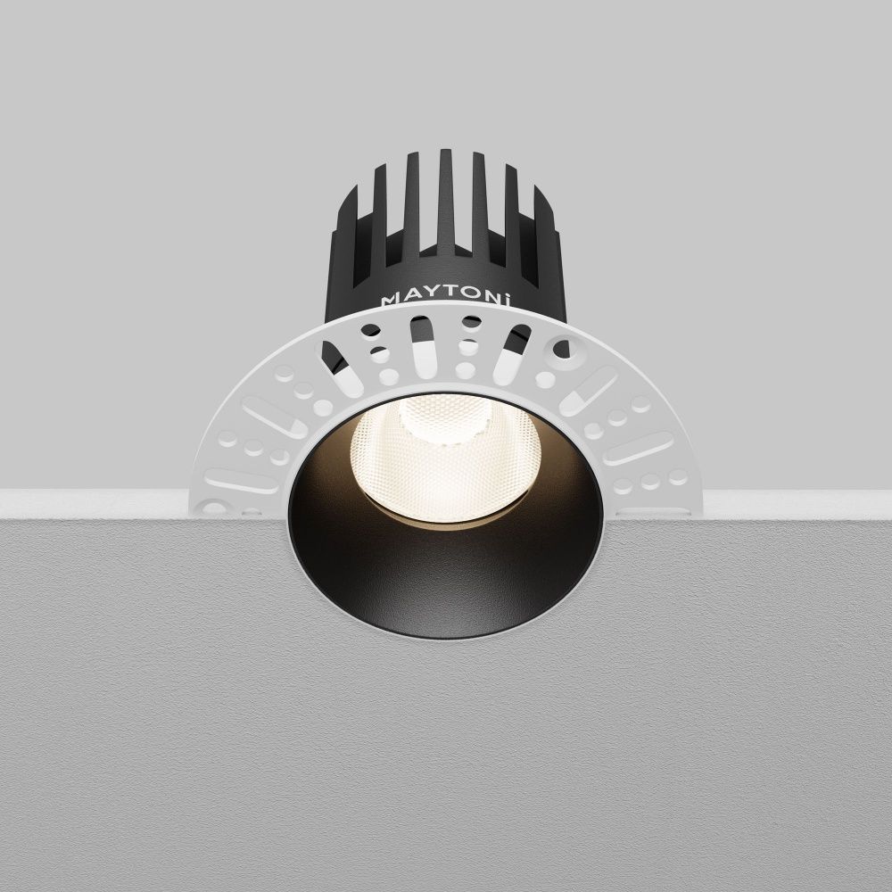 Встраиваемый светильник Maytoni DL121-15W-4K-TRS-B