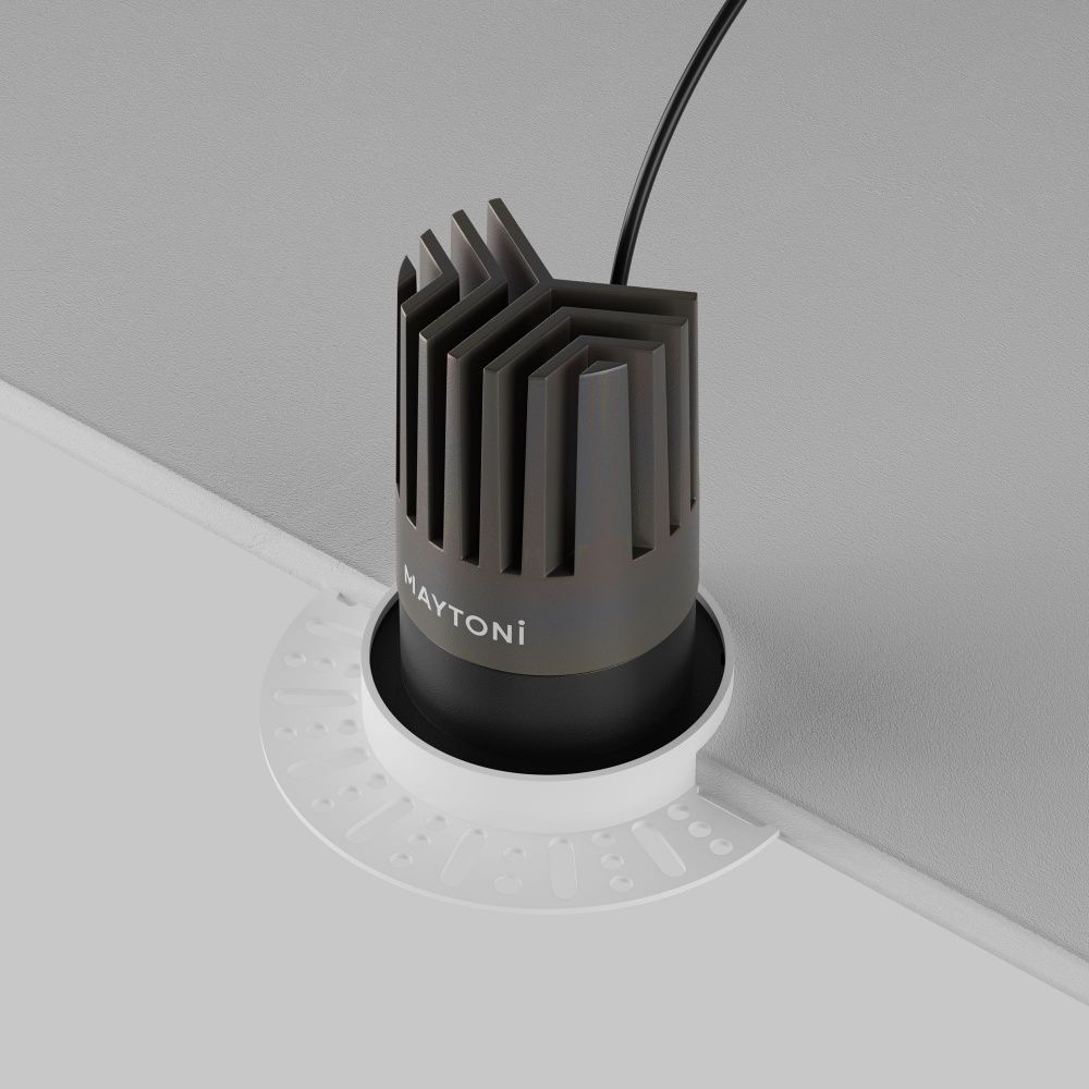 Встраиваемый светильник Maytoni DL121-15W-3K-TRS-B