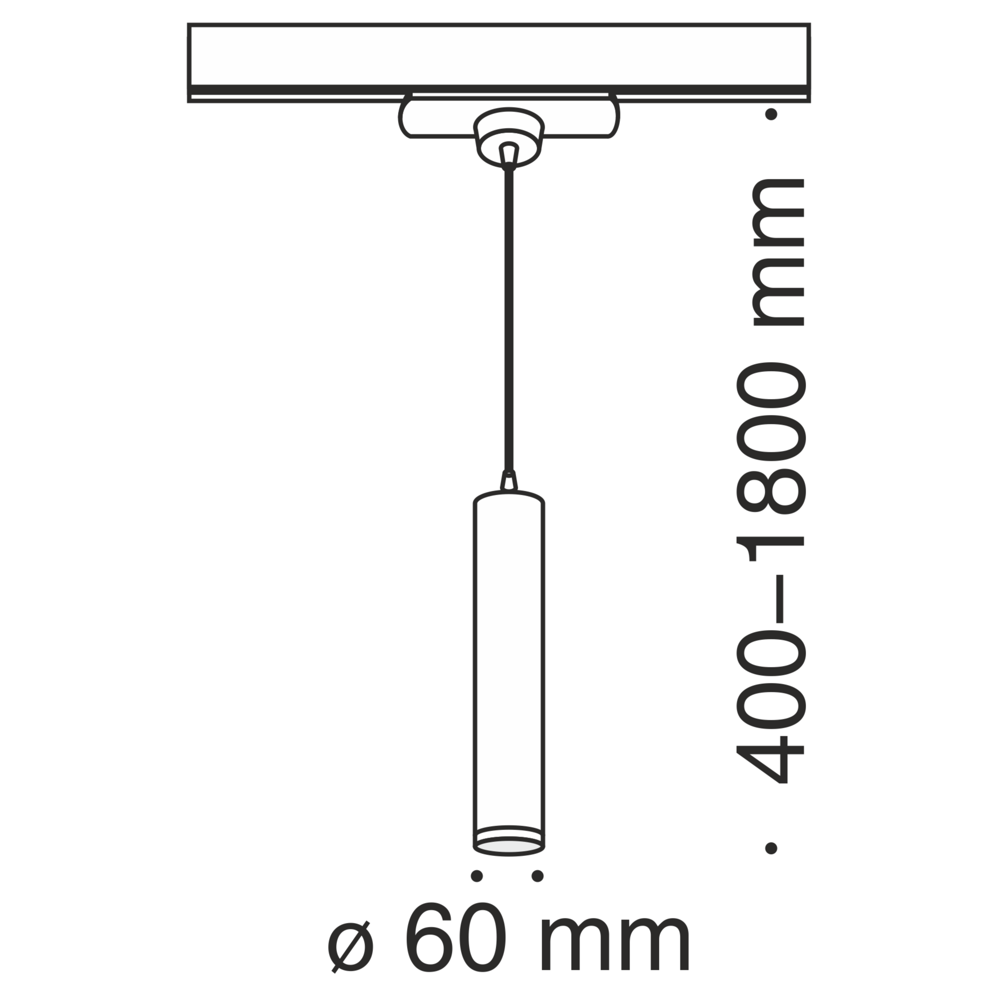 Трековый светильник Maytoni TR008-1-GU10-B