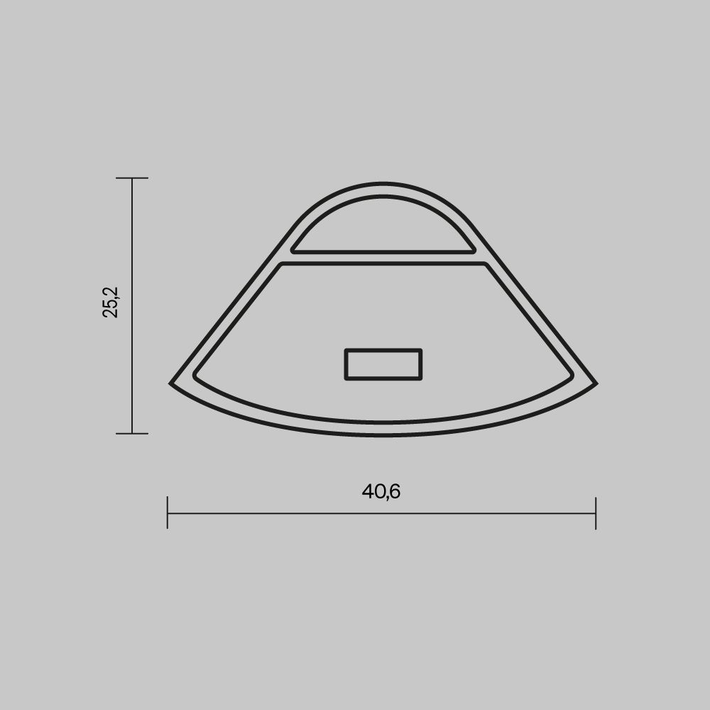 Комплект заглушек (для профиля 30x30) 2 шт., ALM-3030-EC 642073