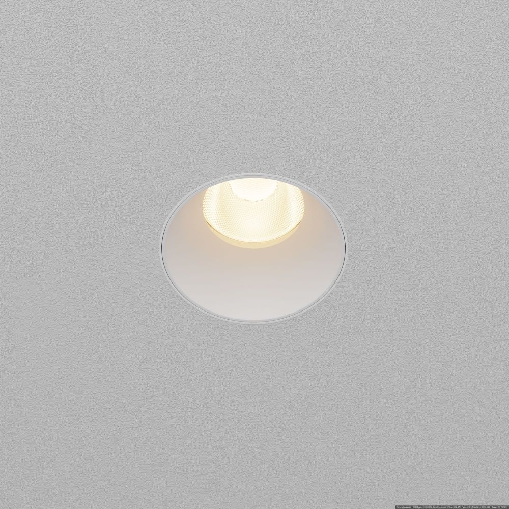 Встраиваемый светильник Maytoni DL119-10W-3K-TRS-W