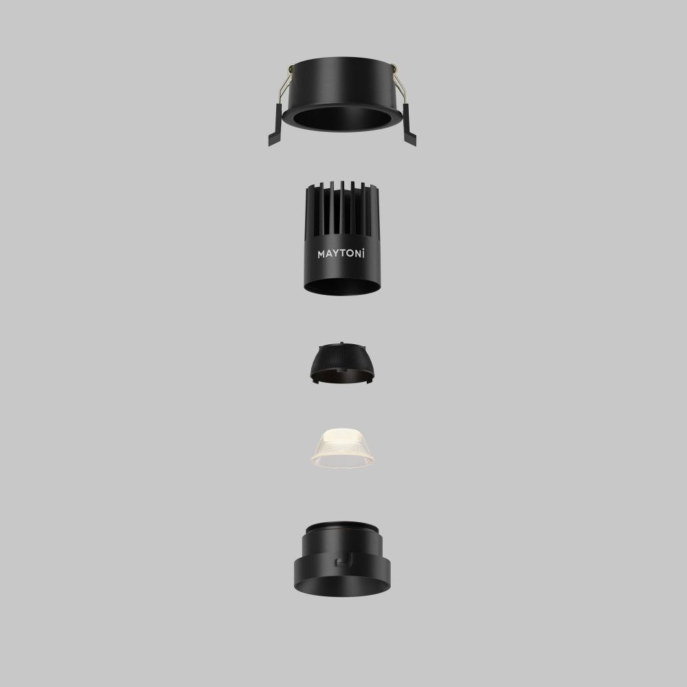 Встраиваемый светильник Maytoni DL115-10W-2.7K-B