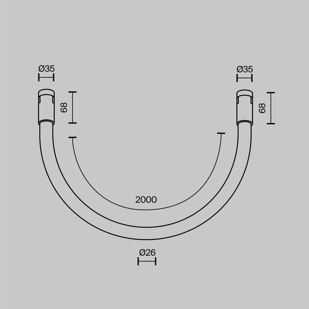Трековый светильник Maytoni TR154-1-27W3K-B