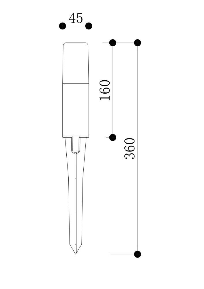 Ландшафтный светильник Maytoni O416FL-L3B3K