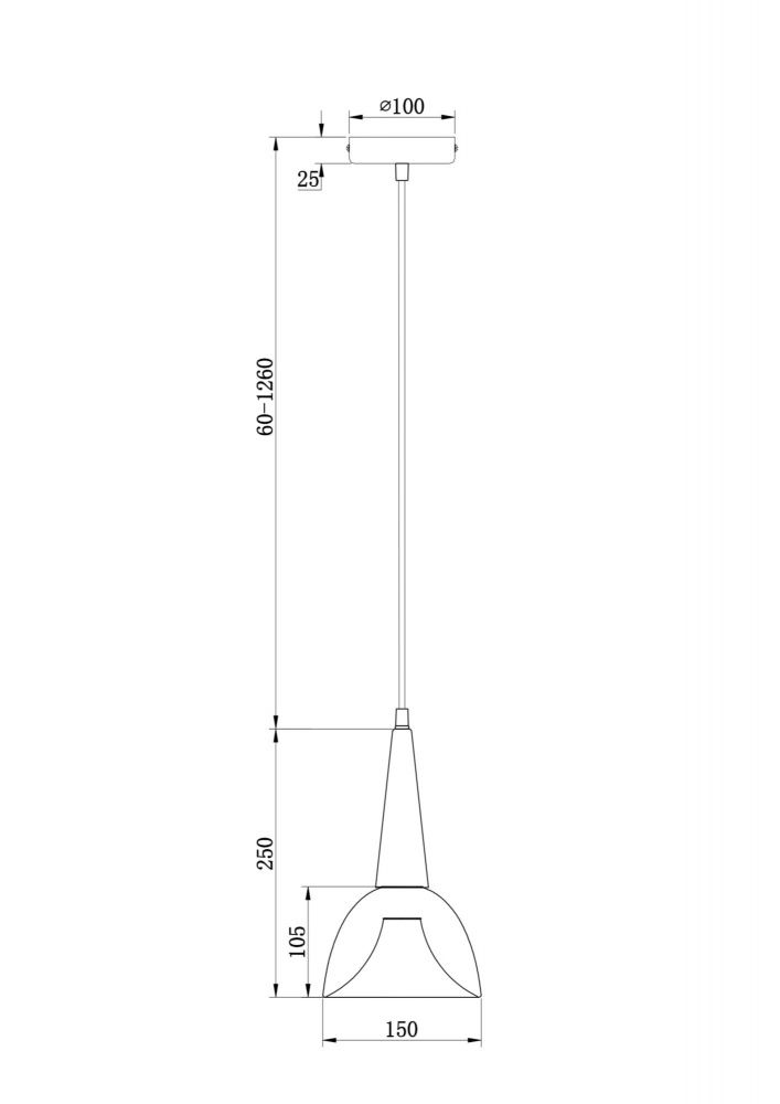 Подвесной светильник Freya FR8009PL-01GB