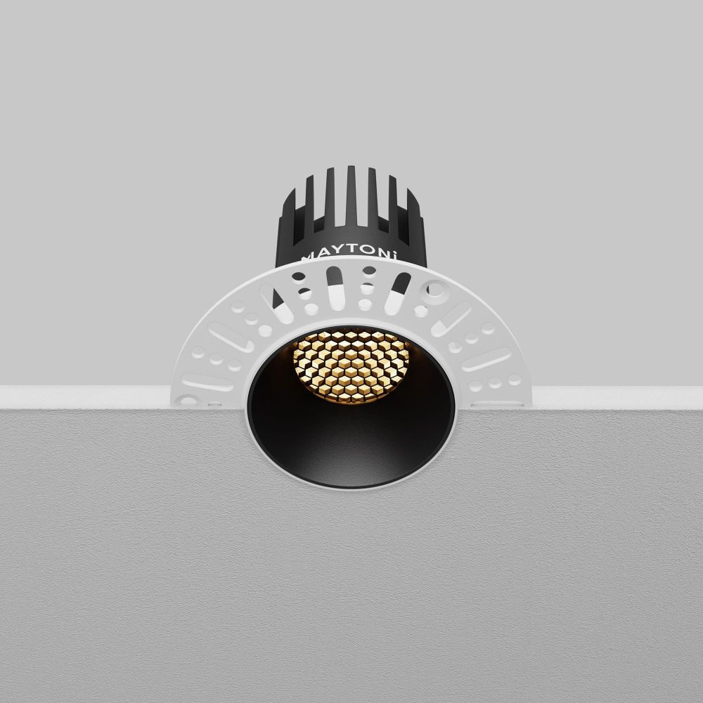 Встраиваемый светильник Maytoni DL119-10W-2.7K-TRS-B