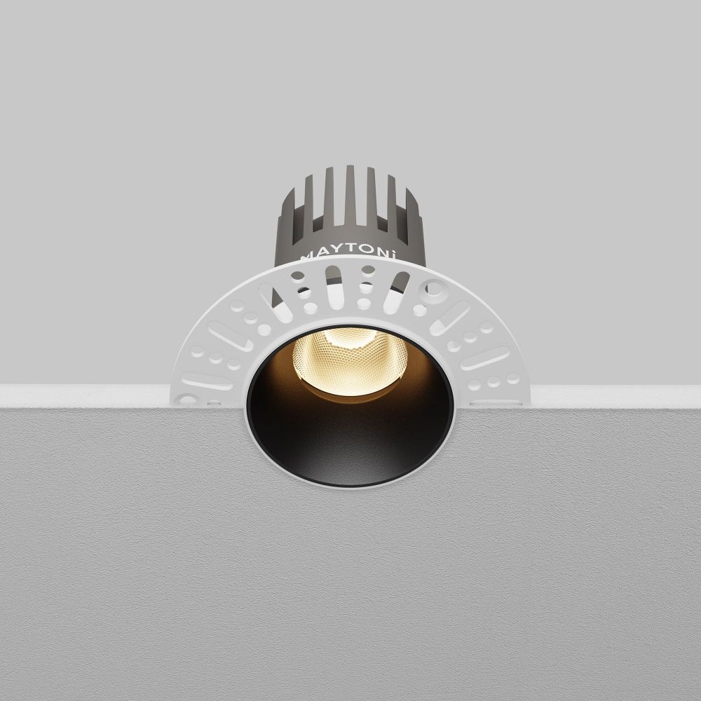 Встраиваемый светильник Maytoni DL124-10W-3K-TRS-B