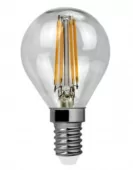 Лампа светодиодная филаментная Voltega E14 4W 4000К прозрачная VG1-G1E14cold4W-F 4676