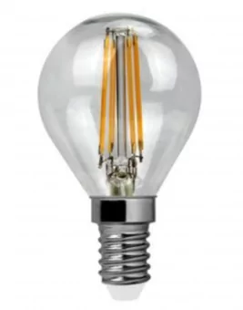 Лампа светодиодная филаментная Voltega E14 4W 4000К прозрачная VG1-G1E14cold4W-F 4676 фото