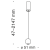 Подвесной светодиодный светильник Maytoni Harmat P067PL-L5G3K фото