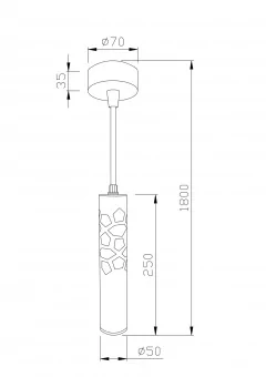 Подвесной светодиодный светильник Maytoni Torre P037PL-L11W4K фото