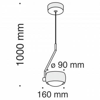 Подвесной светодиодный светильник Maytoni Lens MOD072PL-L8B3K фото