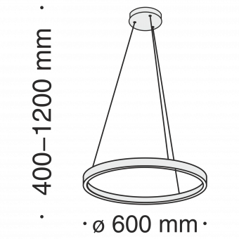 Подвесной светодиодный светильник Maytoni Rim MOD058PL-L32BS4K фото