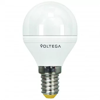 Лампа светодиодная диммируемая Voltega E14 6W 4000К матовая VG2-G2E14cold6W-D 5494 фото