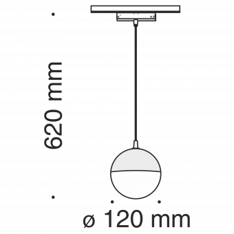 Трековый светодиодный светильник для магнитного шинопровода Maytoni Track lamps TR018-2-10W3K-B фото