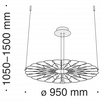 Подвесной светодиодный светильник Maytoni Volare MOD037PL-L48B фото