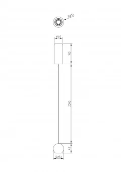 Подвесной светодиодный светильник Maytoni Harmat P067PL-L5RG3K фото