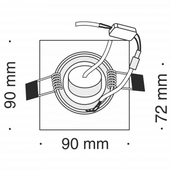 Встраиваемый светильник Maytoni Metal DL288-2-3W-W фото
