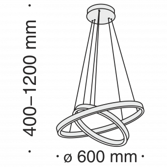 Подвесной светодиодный светильник Maytoni Rim MOD058PL-L55W4K фото
