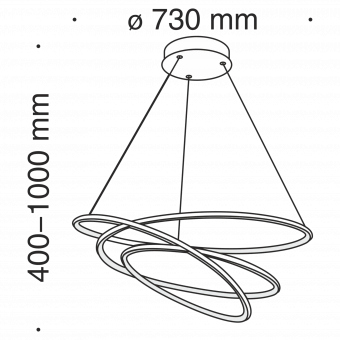 Подвесной светодиодный светильник Maytoni Nola MOD100PL-L88W фото