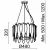 Подвесной светильник Freya FR5217PL-05FG фото